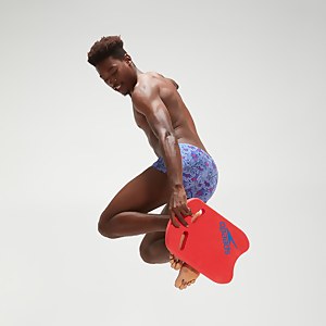 17 cm Club Training Jump Around Badehose für Herren Blau/Pink