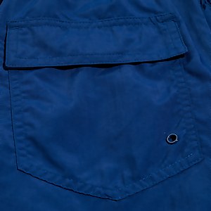Retro 33 cm Schwimmshorts für Herren Blau/Aqua