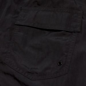 Short de bain Homme rétro 33 cm noir/blanc