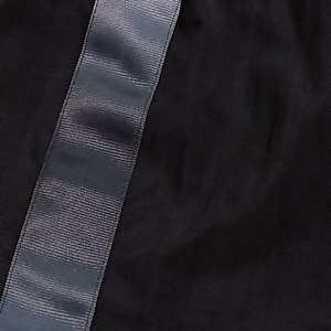Short de bain Homme rétro 33 cm noir/blanc