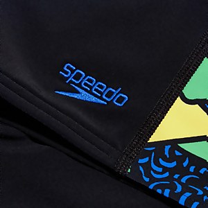 All-Over Panel Aquashorts für Jungen Blau/Aqua
