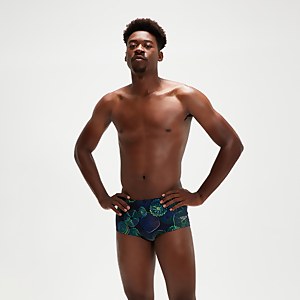 17 cm Club Training Jellyfish Glows Badehose für Herren Marineblau/Grün - 30