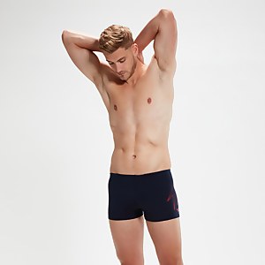 Men's Hyper Boom Placement Aquashorts Navy/Red - 34