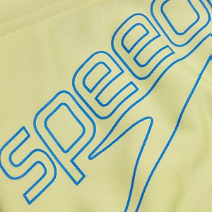 Slip de bain Garçon Logo 6,5 cm jaune
