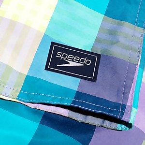 Check Leisure 40 cm Schwimmshorts Blau für Herren