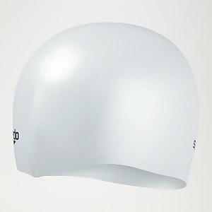 Bonnet de bain Adulte en silicone blanc