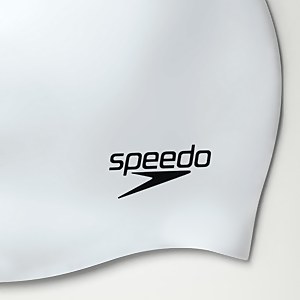 Bonnet de bain Adulte en silicone blanc