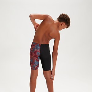 Jammer Garçon coupe en V noir/sang de bœuf