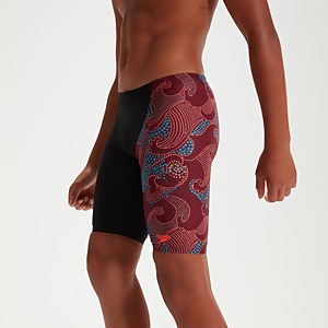 Jammer Garçon coupe en V noir/sang de bœuf