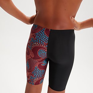 Jammer Garçon coupe en V noir/sang de bœuf