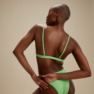 Women's FLU3NTE Solid Convertible Bikini Top Green