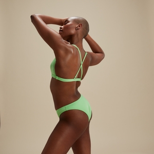 Women's FLU3NTE Solid Convertible Bikini Top Green