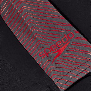Tauch-Jammer für Jungen Schwarz/Rot