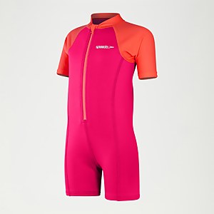 Schwimmlern-Neoprenanzug für Mädchen im Kleinkindalter Pink