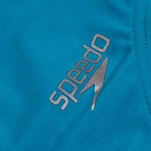 Maillot de bain Femme Club Training dos en V aqua/vert