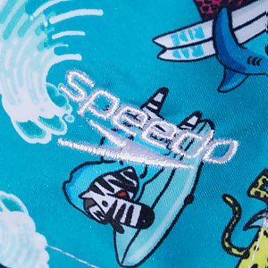 27 cm Schwimmshorts für Jungen im Kleinkindalter Blau/Weiß