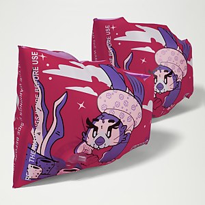 Schwimmlern- Schwimmflügel mit Aria, dem Seeotter, für Kleinkinder Pink
