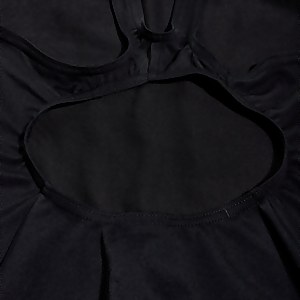 Maillot de bain Femme Placement Muscleback noir/bleu