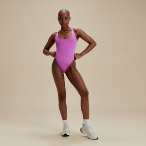 Maillot de bain FLU3NTE à lanières violet