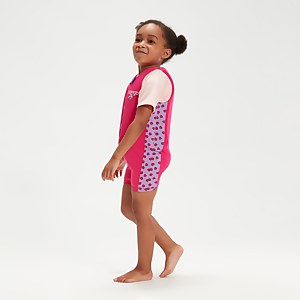 Combinaison de flottaison Bébé Learn to Swim Aria la loutre de mer rose