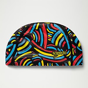 Junior Printed Pace Cap Black - ONE SIZE