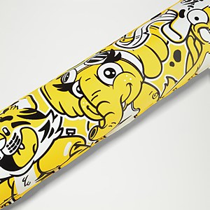 Frite avec personnage Learn to Swim jaune