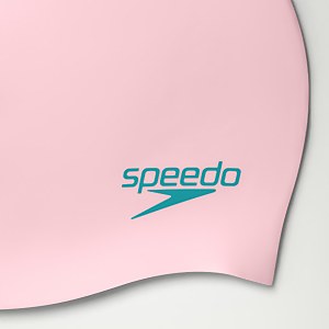 Bonnet de bain Junior Moulded Silicone rose