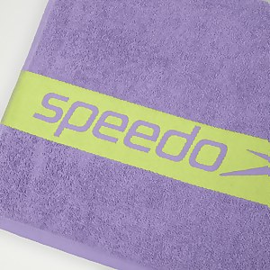 Speedo Handtuch mit Bordüre Flieder