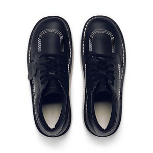 Adult Unisex Kick Hi Stack Leather Alternative Black