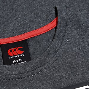 CANTERBURY COTTON LOGO TEE JU GREY