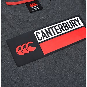 CANTERBURY COTTON LOGO TEE JU GREY