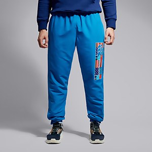 Mens Uglies Tapered Cuff Stadium Pant Blue