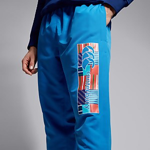 Mens Uglies Tapered Cuff Stadium Pant Blue