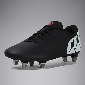 Junior Unisex Speed Razenior Soft Ground Boots Black/White