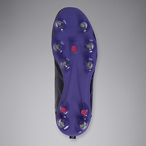 Adult Unisex Stampede Team Soft Ground Boots Black/Purple