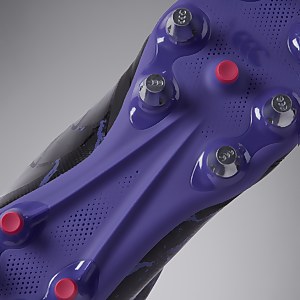 Adult Unisex Stampede Team Soft Ground Boots Black/Purple