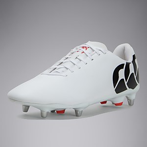 Adult Unisex Speed Raze Soft Ground Boots Black/Red/White