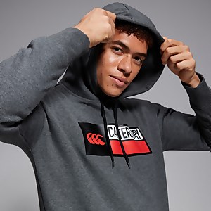 CANTERBURY OVERSIZE HOODY AM GREY