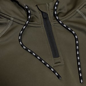 Womens Overhead 1/4 Zip Training Hoody Green