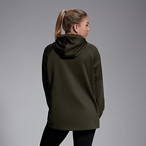 Womens Overhead 1/4 Zip Training Hoody Green