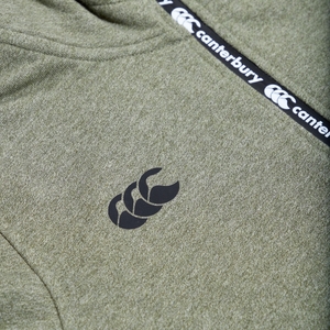 CANTERBURY FZ PRINTED HOODY JU GREEN