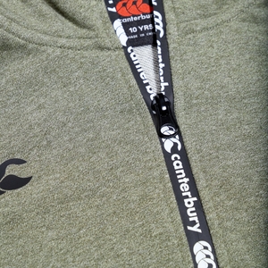 CANTERBURY FZ PRINTED HOODY JU GREEN