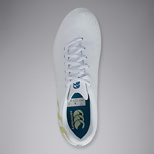 Junior Unisex Speed Infinite Team Firm Ground Boots White/Yellow