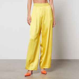 Zara yellow 2024 palazzo pants