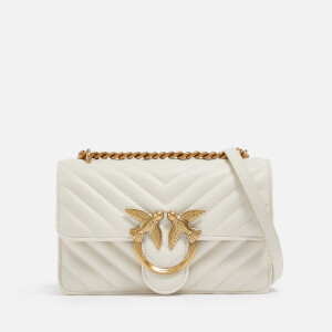 Pinko Love One Mini Leather Crossbody Bag