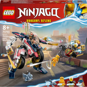 LEGO NINJAGO: Sora's Transforming Mech Bike Racer Set (71792) Toys - Zavvi  US