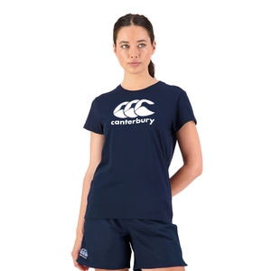 WOMENS CCC ANCHOR T-SHIRT NAVY 10