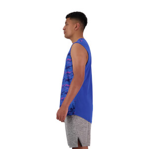 Canterbury M ACTIVE SINGLET STRONG BLUE