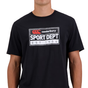 Canterbury M CCC SPORTS DEPT. T-SHIRT JET BLACK