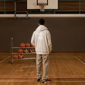 COACH PRESS CONFERENCE PANT CHINCHILLA